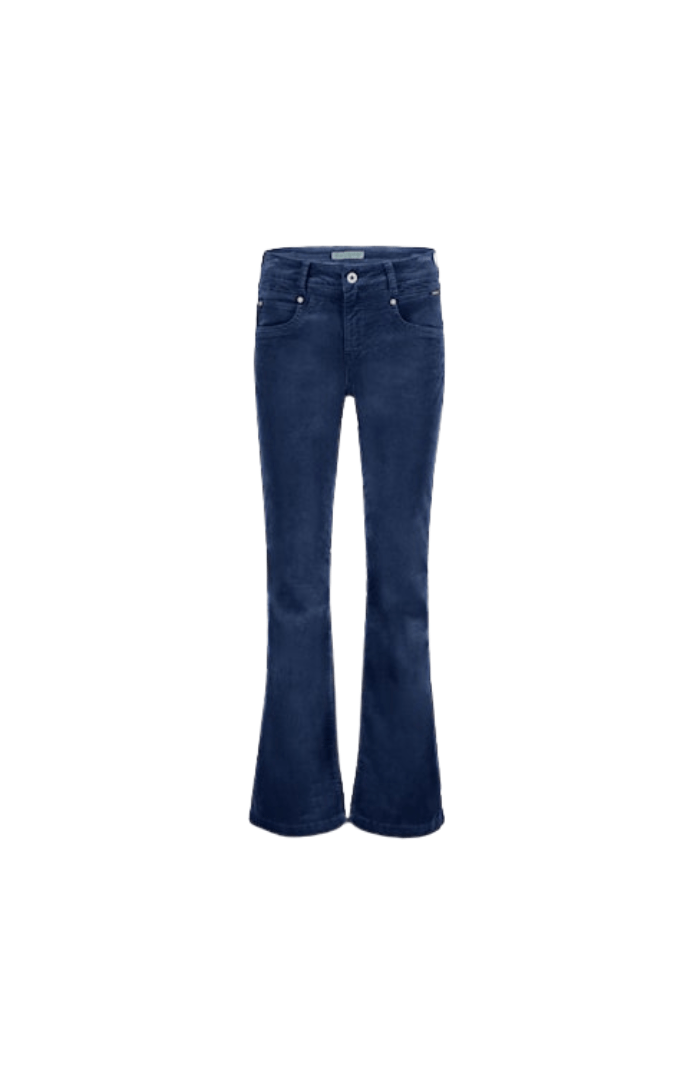 Red Button Bibette Velvet Trouser - Blue Water Clothing