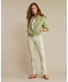 Red Button Bomber Jacket Scuba - Blue Water Clothing