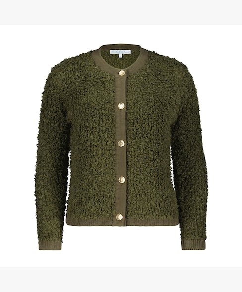 Red ButtonRed Button Boucle Jolie JacketClothingArmy Green - Blue Water Clothing