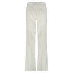 Red ButtonRed Button Colette Cotton Linen Stripe TrouserClothingDark Sand - Blue Water Clothing
