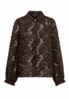 Red Button Blouse FringesBrown - Blue Water Clothing