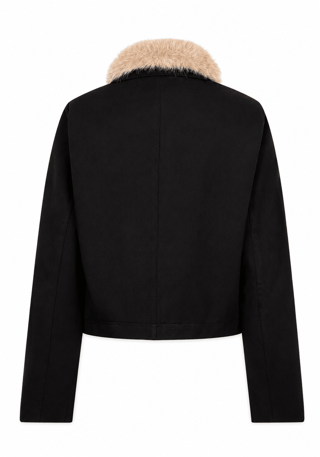 Red Button Jacket & Fur ColourBlack - Blue Water Clothing