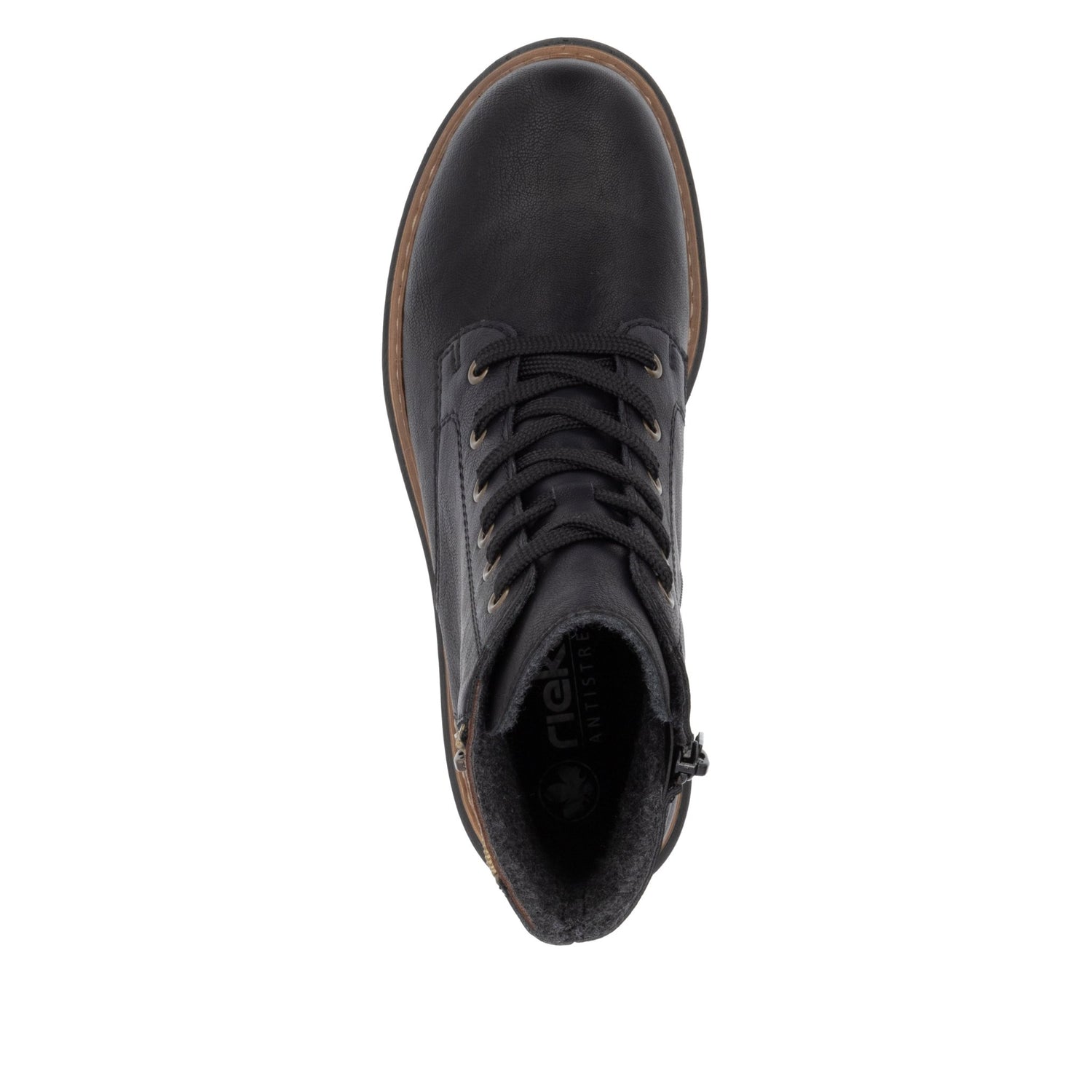 RiekerRieker 72617 - 00 Black Ladies BootsFootwearBlack - Blue Water Clothing