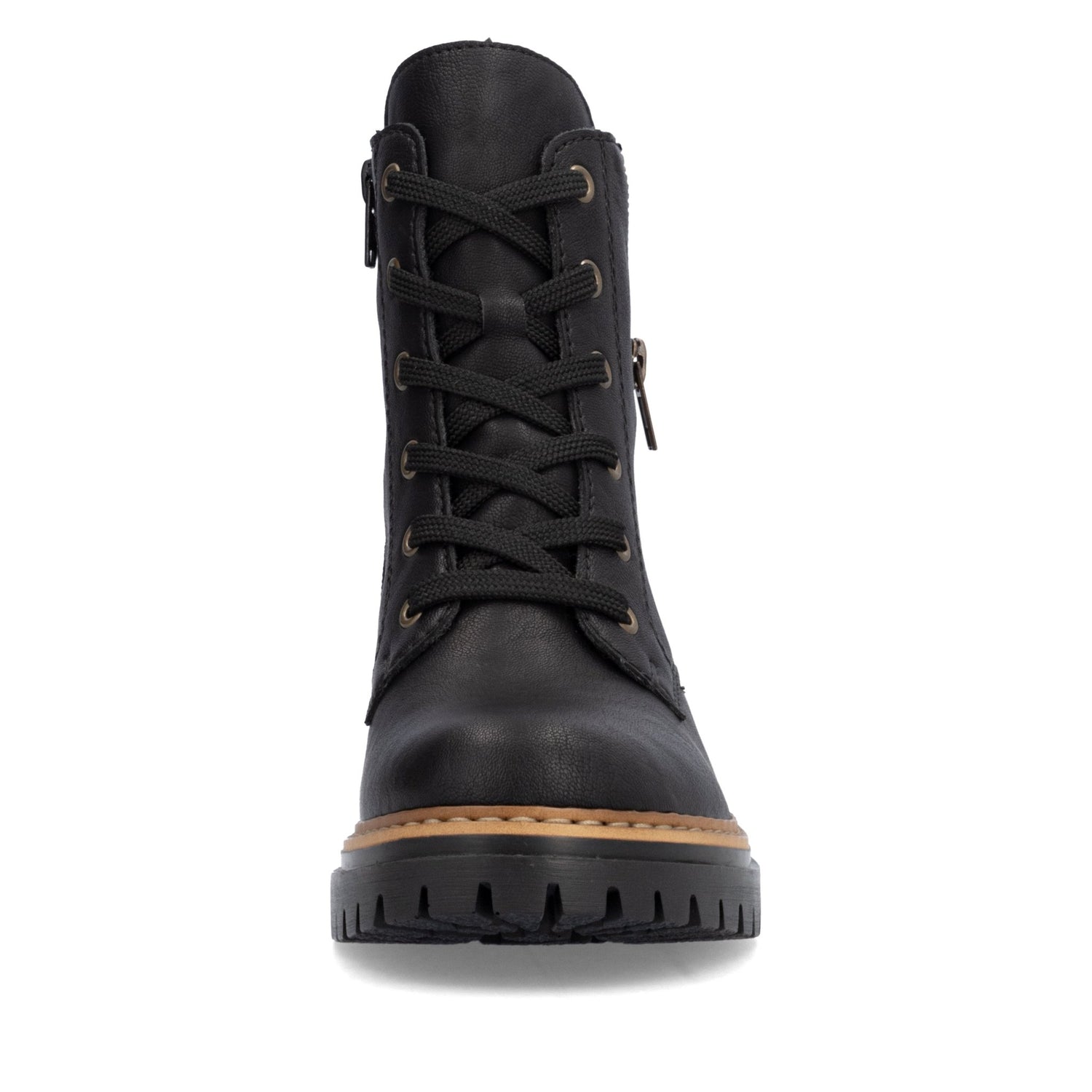 RiekerRieker 72617 - 00 Black Ladies BootsFootwearBlack - Blue Water Clothing