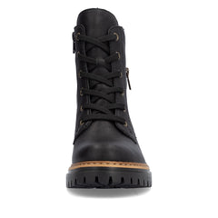 RiekerRieker 72617 - 00 Black Ladies BootsFootwearBlack - Blue Water Clothing