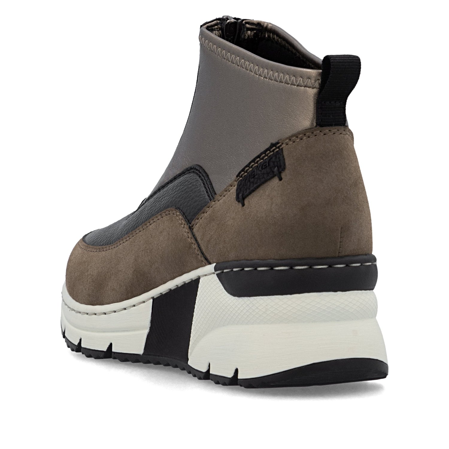 Rieker N6352 - 25 Metalic Ladies Boots - Blue Water Clothing