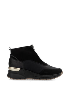 Rieker N6361 - 00 Black Ladies Boots - Blue Water Clothing
