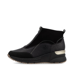 Rieker N6361 - 00 Black Ladies Boots - Blue Water Clothing