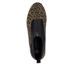 RiekerRieker N9352 - 90 Leopard Print BootsClothingLeopard - Blue Water Clothing