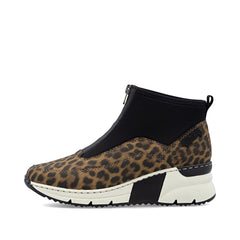 RiekerRieker N9352 - 90 Leopard Print BootsClothingLeopard - Blue Water Clothing