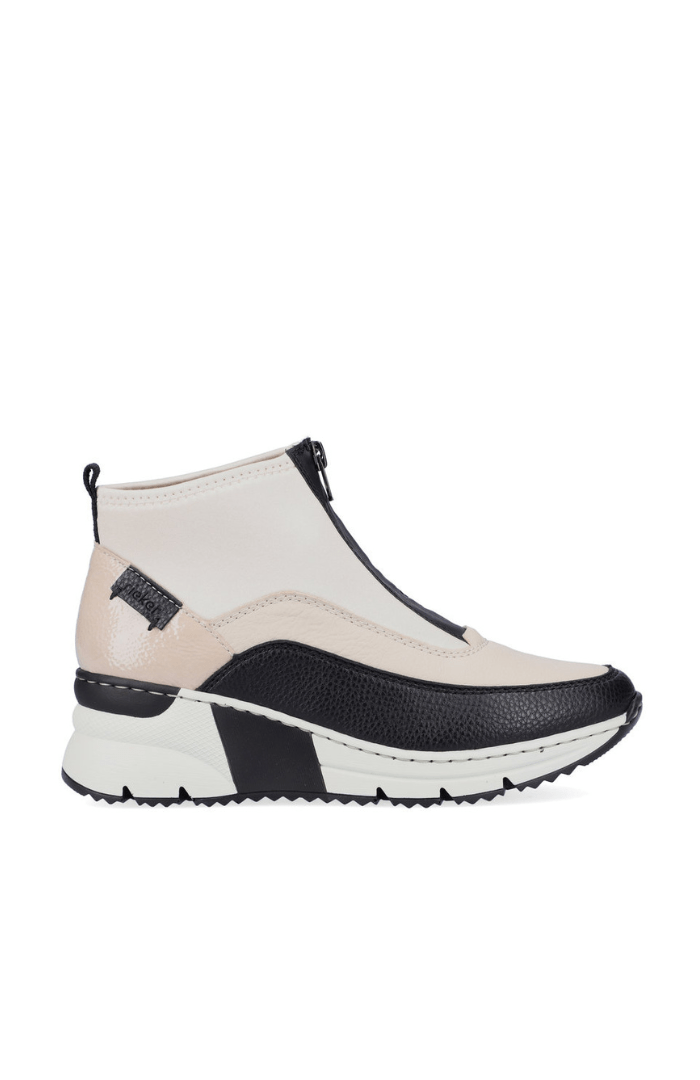 Rieker Textile Mix Contemporary Boot - Blue Water Clothing