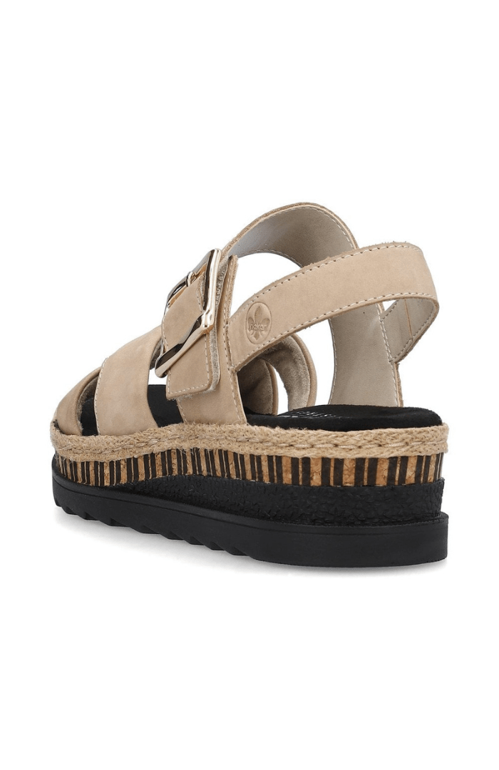 Rieker V7951 Ladies Sandals - Blue Water Clothing
