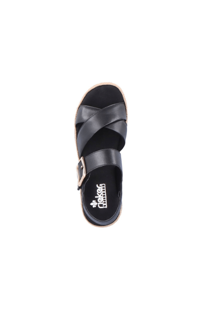 Rieker V7951 Ladies Sandals - Blue Water Clothing