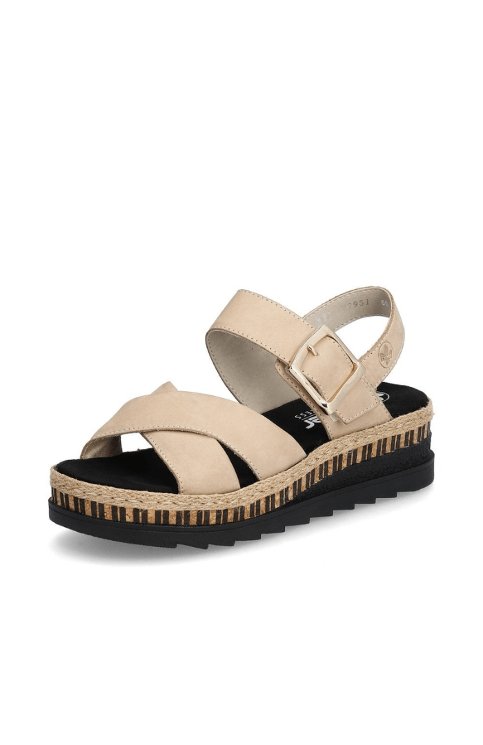Rieker V7951 Ladies Sandals - Blue Water Clothing