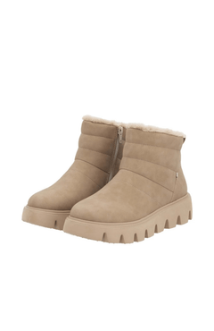 Rieker Wool Lined Boots Black - Blue Water Clothing