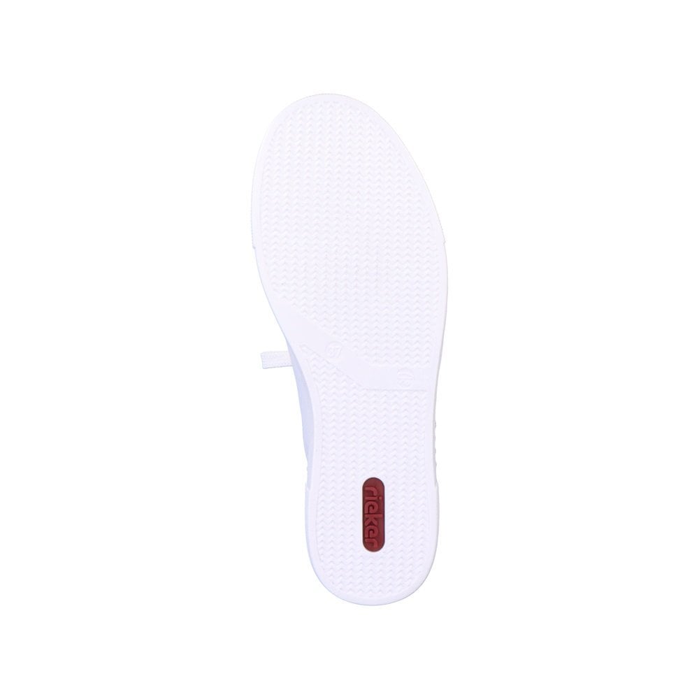 RiekerRieker Zip Close TrainersTrainersWhite - Blue Water Clothing