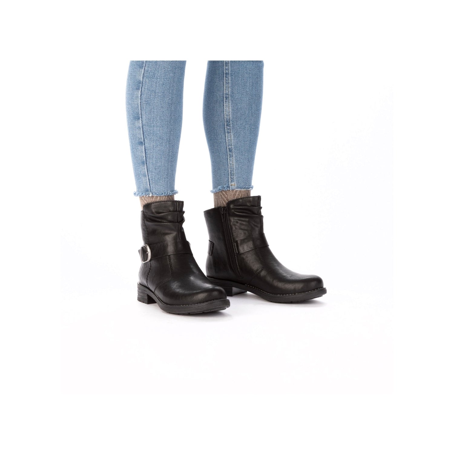 RiekerRieker 79462 - 00 Buckle Boot BlackFootwearBlack - Blue Water Clothing