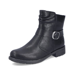 RiekerRieker 79462 - 00 Buckle Boot BlackFootwearBlack - Blue Water Clothing