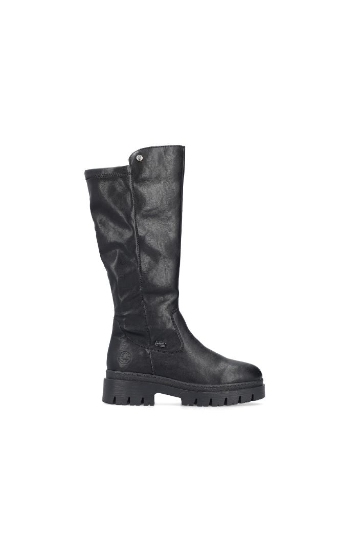 RiekerRieker Z9490 - 00 Tall Boots BlackFootwearBlack - Blue Water Clothing