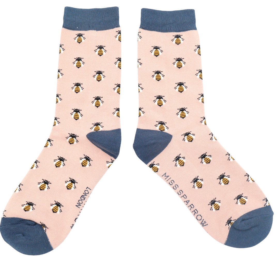 Honey Bees Bamboo Socks