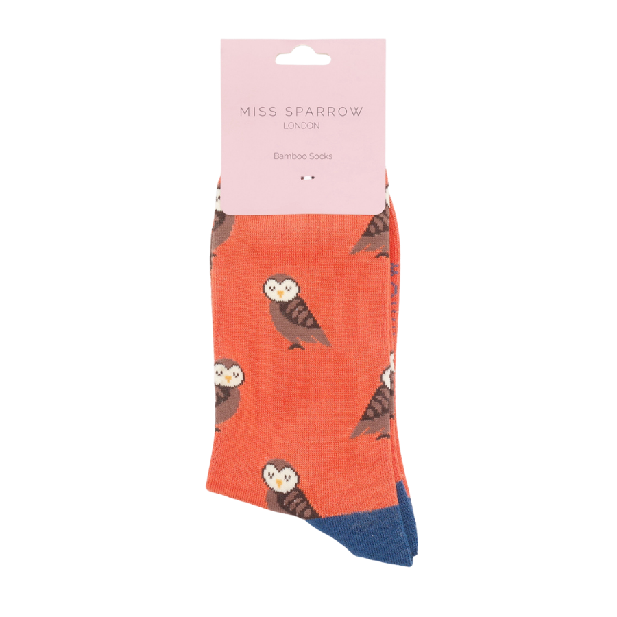 Cute Owl Bamboo Socks