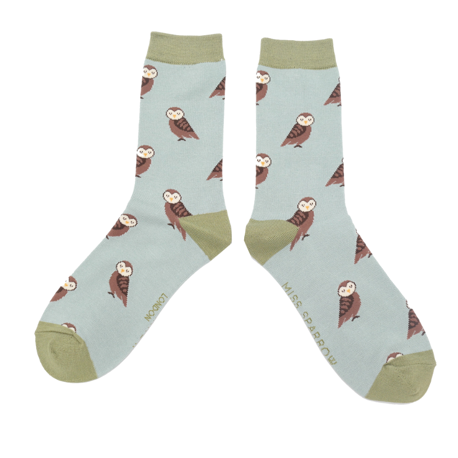 Cute Owl Bamboo Socks