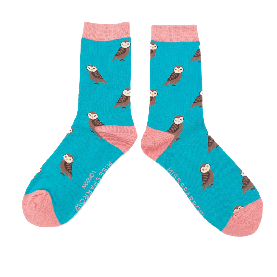 Cute Owl Bamboo Socks