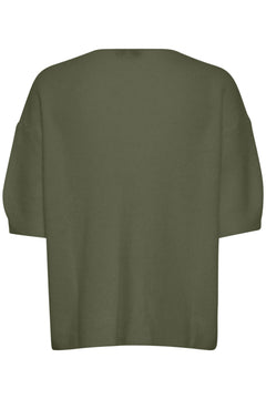 Sorbet Alpaca Knit Blouse - Blue Water Clothing