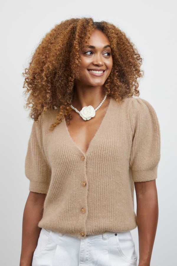 Sorbet Carina Knit Cardigan - Blue Water Clothing