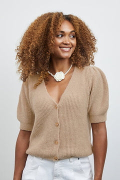 Sorbet Carina Knit Cardigan - Blue Water Clothing