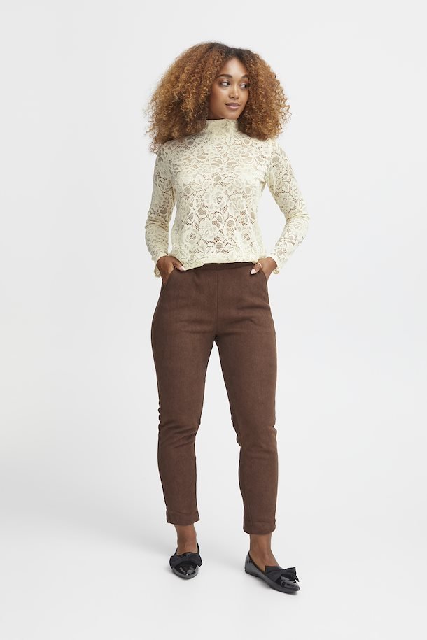 Sorbet Lacera Lace Blouse - Blue Water Clothing