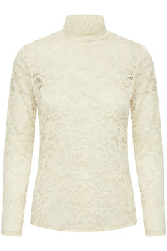 Sorbet Lacera Lace Blouse - Blue Water Clothing