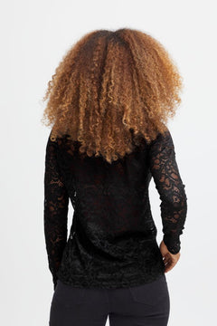 Sorbet Lacera Lace Blouse - Blue Water Clothing