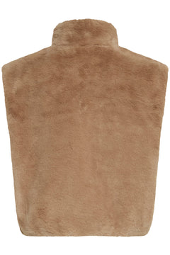 Sorbet Sbbine Faux Fur Waistcoat - Blue Water Clothing