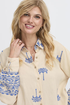 SorbetSorbet SBPalmy ShirtClothingPalace Blue - Blue Water Clothing