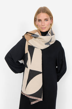 Soya ConceptSoya Concept Aleta 1 ScarfScarves1620 Cream - Blue Water Clothing