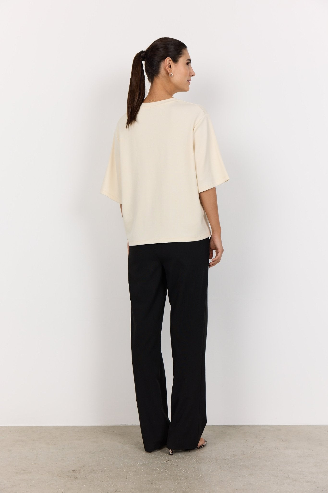 Soya ConceptSoya Concept Banu 231 T-ShirtClothingCream - Blue Water Clothing