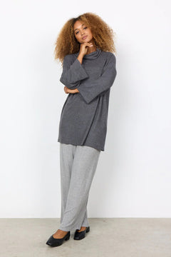 Soya ConceptSoya Concept Biara 112 Slouch Neck TopShirts & TopsDark Grey - Blue Water Clothing