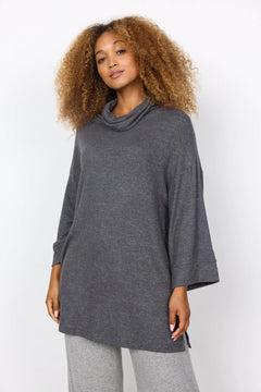 Soya ConceptSoya Concept Biara 112 Slouch Neck TopShirts & TopsDark Grey - Blue Water Clothing