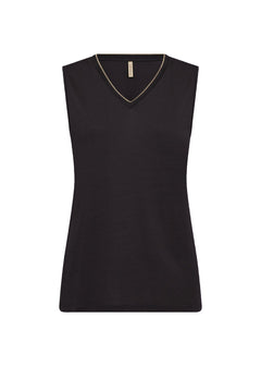Soya Concept Emel 2 Vest Top - Blue Water Clothing
