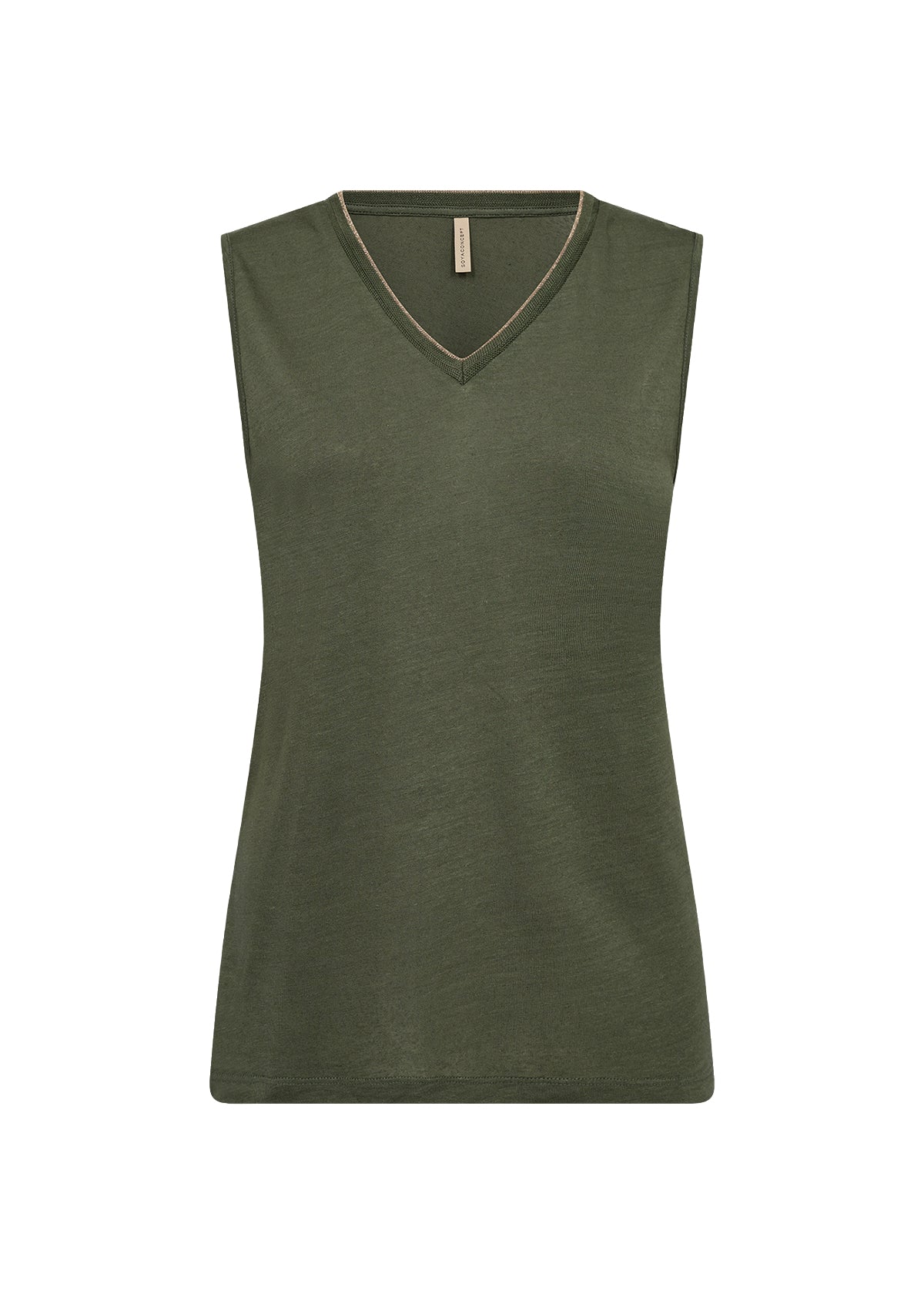 Soya Concept Emel 2 Vest Top - Blue Water Clothing
