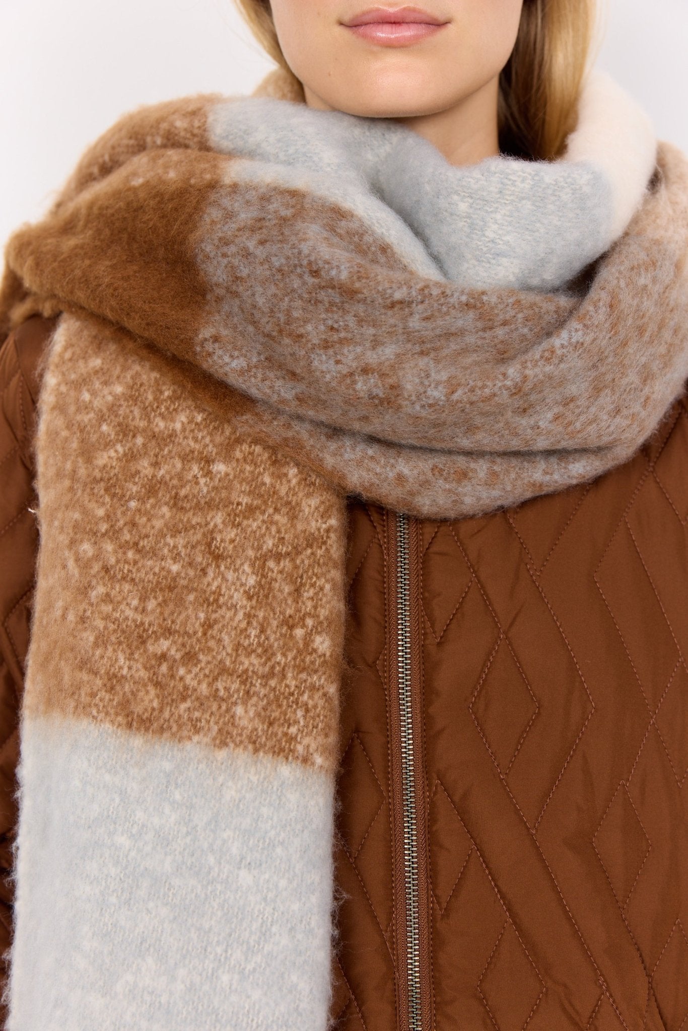 Soya Concept France 1 Scarf - Blue Water Clothing
