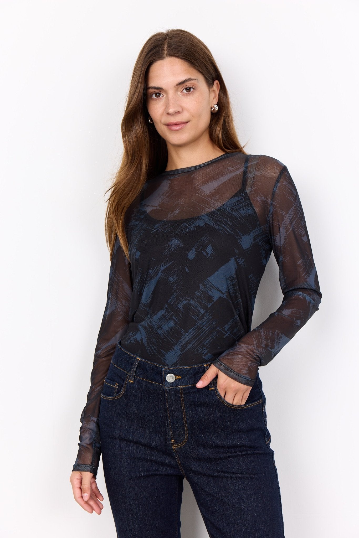 Soya Concept Iliane 1 Top - Blue Water Clothing
