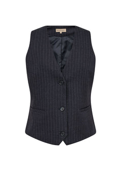 Soya Concept Isabelle 1 Waistcoat - Blue Water Clothing