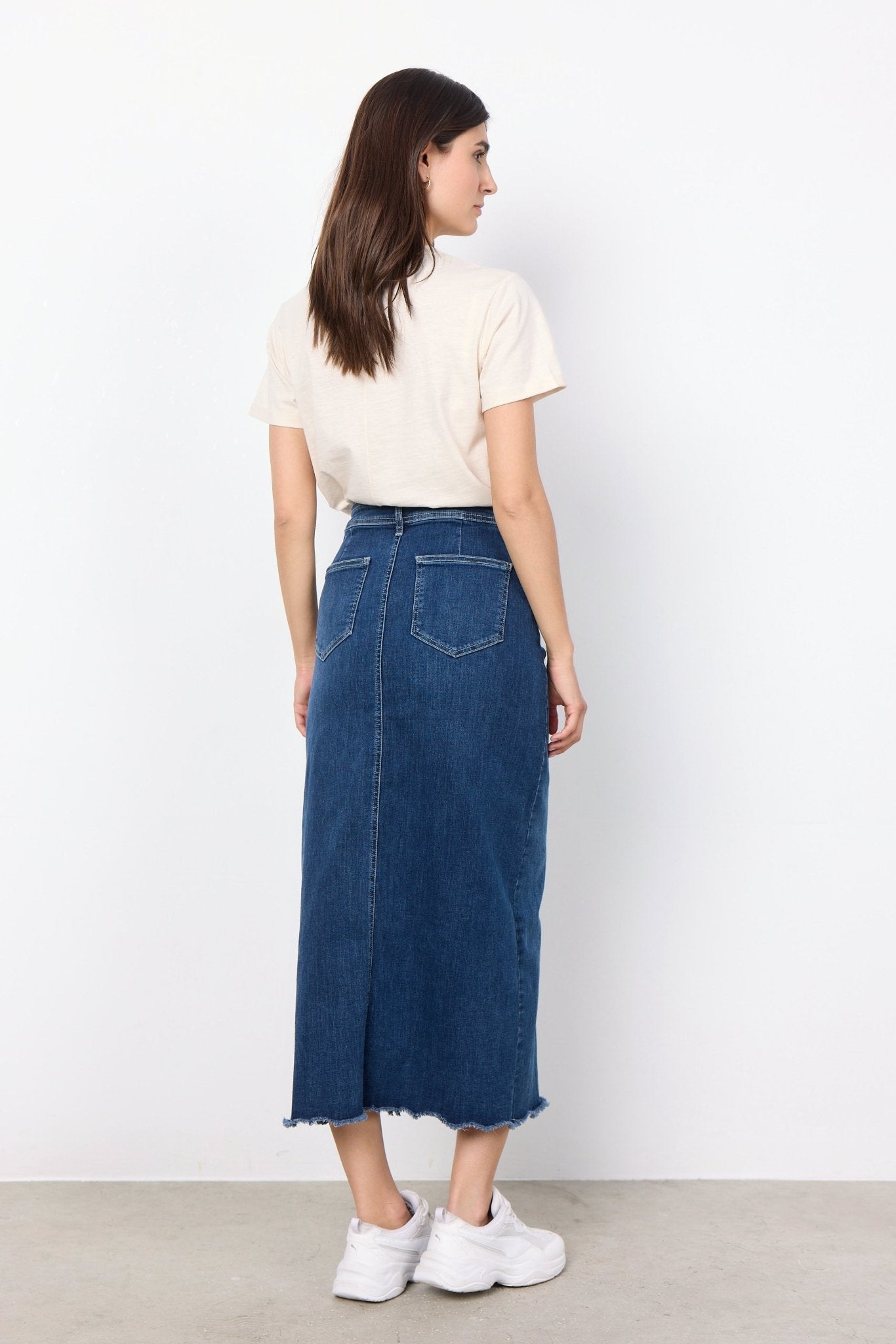 Soya Concept Kimberly 26 Maxi Denim Skirt