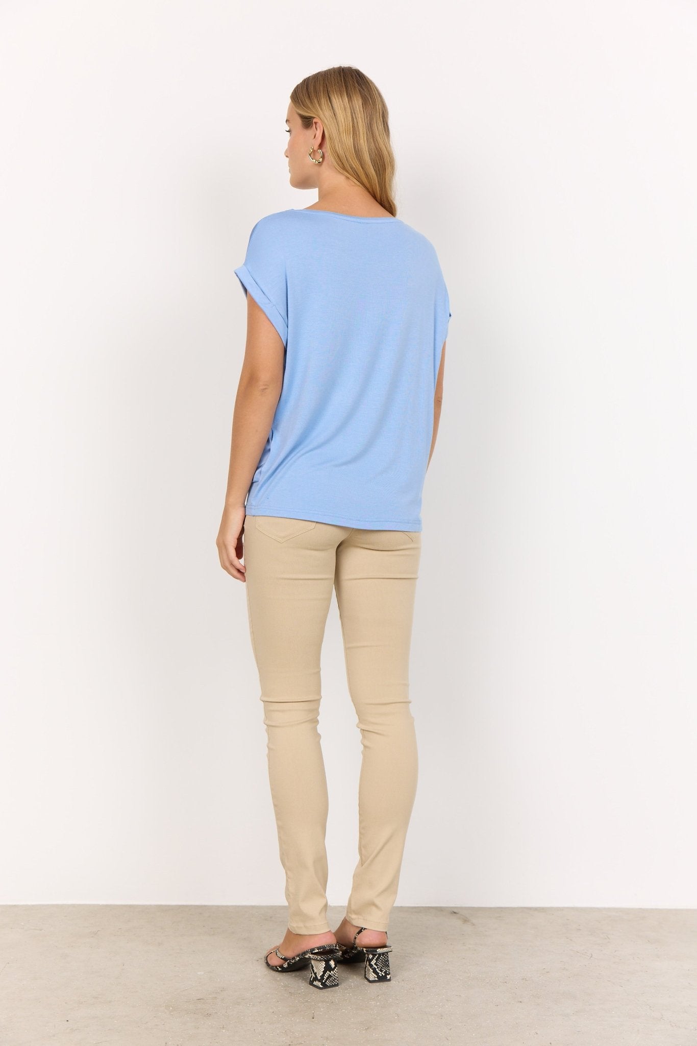 Soya Concept Thilde 6 T-Shirt - Blue Water Clothing