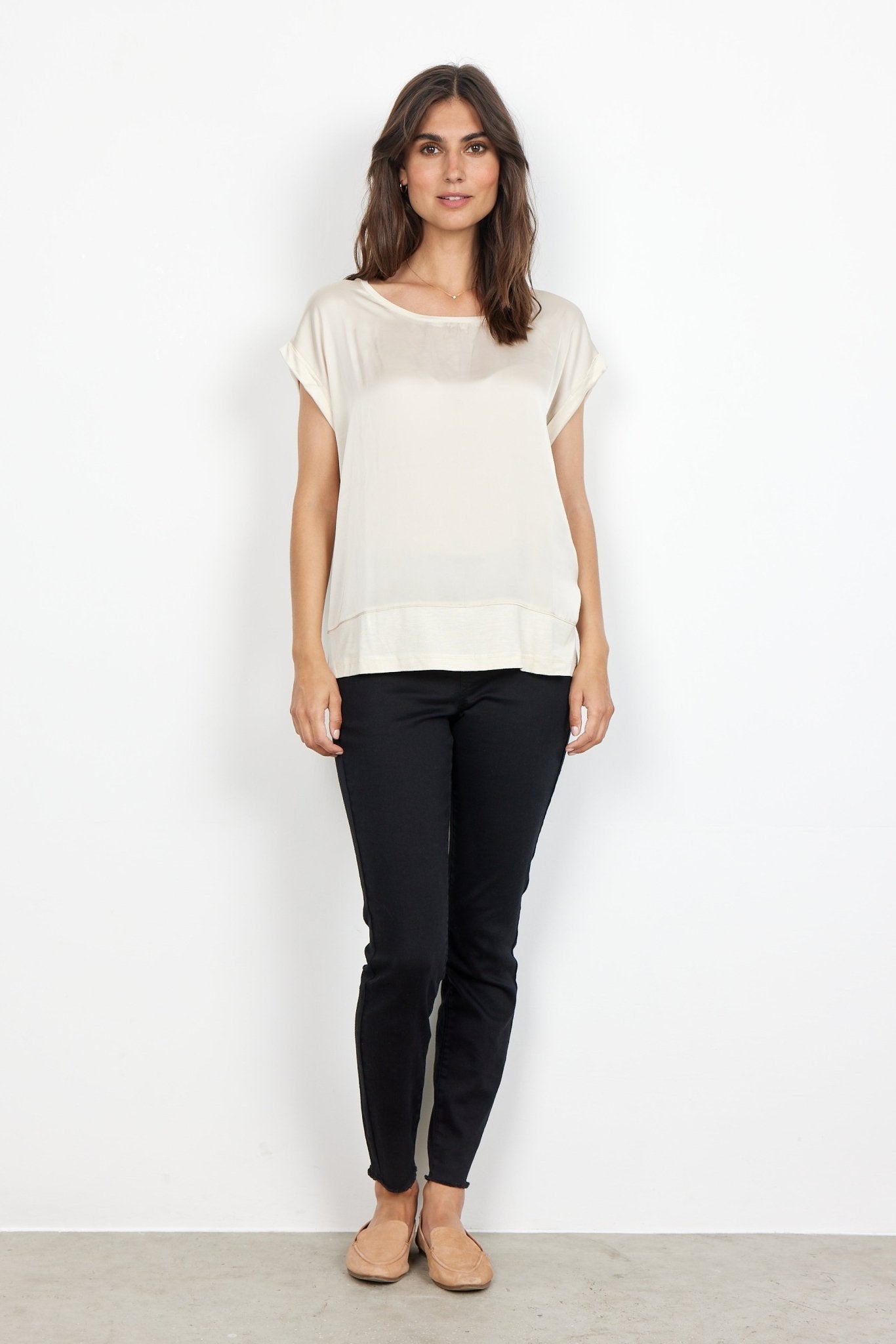 Soya Concept Thilde 6 T-Shirt - Blue Water Clothing