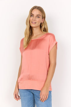 Soya Concept Thilde 6 T-Shirt - Blue Water Clothing