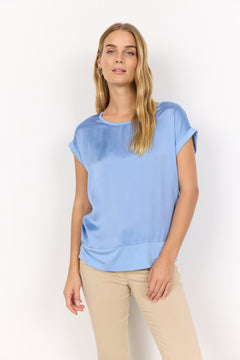 Soya Concept Thilde 6 T-Shirt - Blue Water Clothing