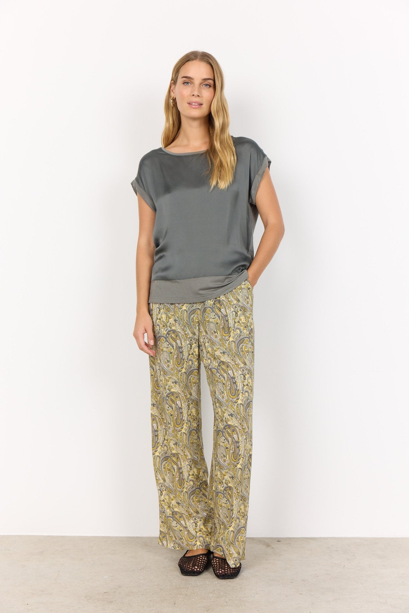 Soya Concept Thilde 6 T-Shirt - Blue Water Clothing